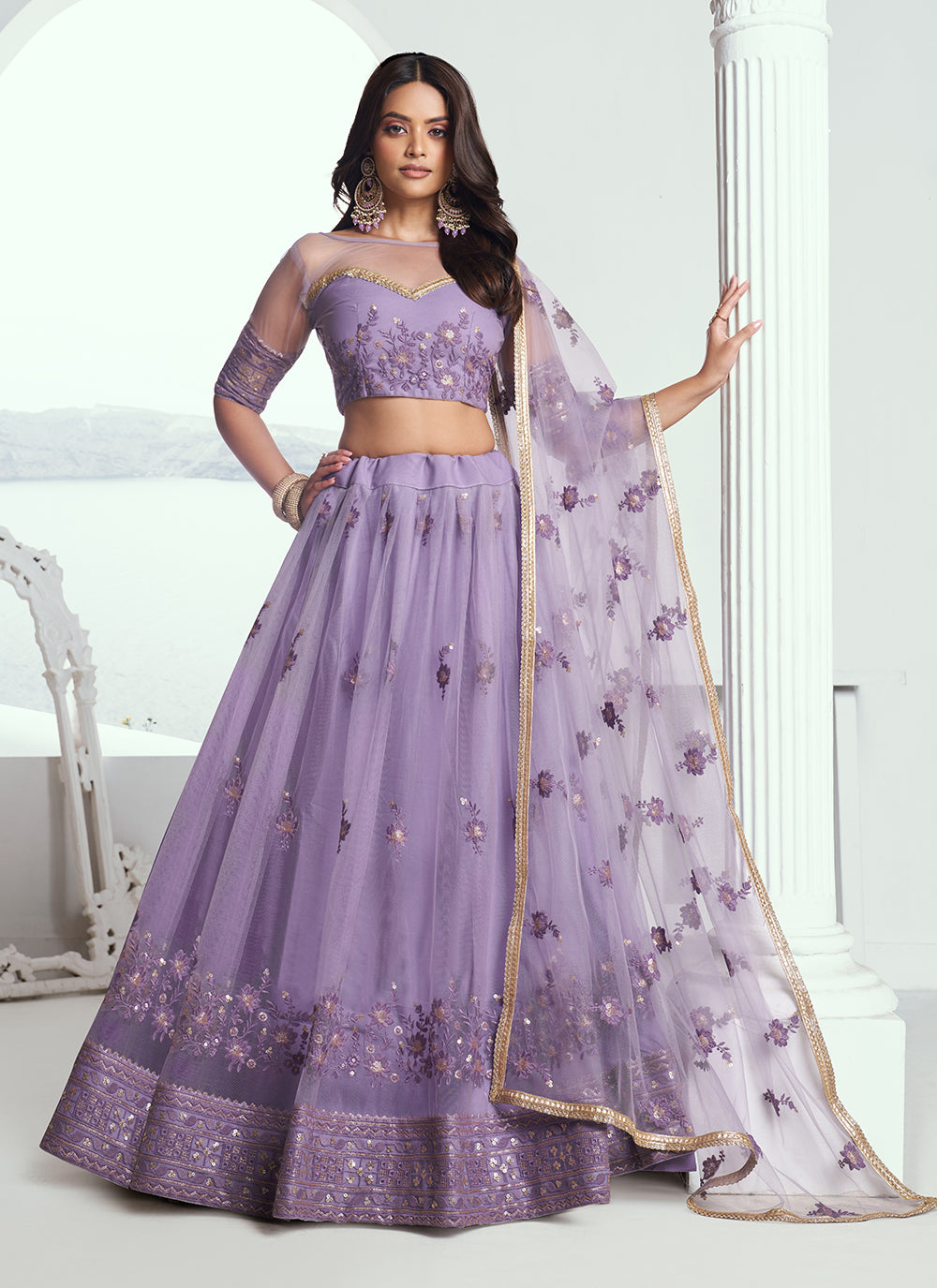 Wedding Dress Flipkart Lacha Kapda Design Buy Adorable Net
